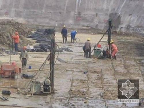 文昌我公司承建北京房山区水池地基注浆加固工程